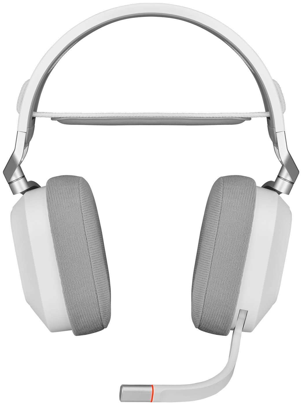 Фото Комп'ютерна гарнітура Corsair HS80 RGB Wireless White (CA-9011236-EU)