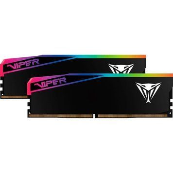 Пам'ять для настільних комп'ютерів Patriot 32 GB (2x16GB) DDR5 6400 MHz Viper Elite 5 Ultra RGB Matte Black (VEUR532G6432K) 1471630ua фото