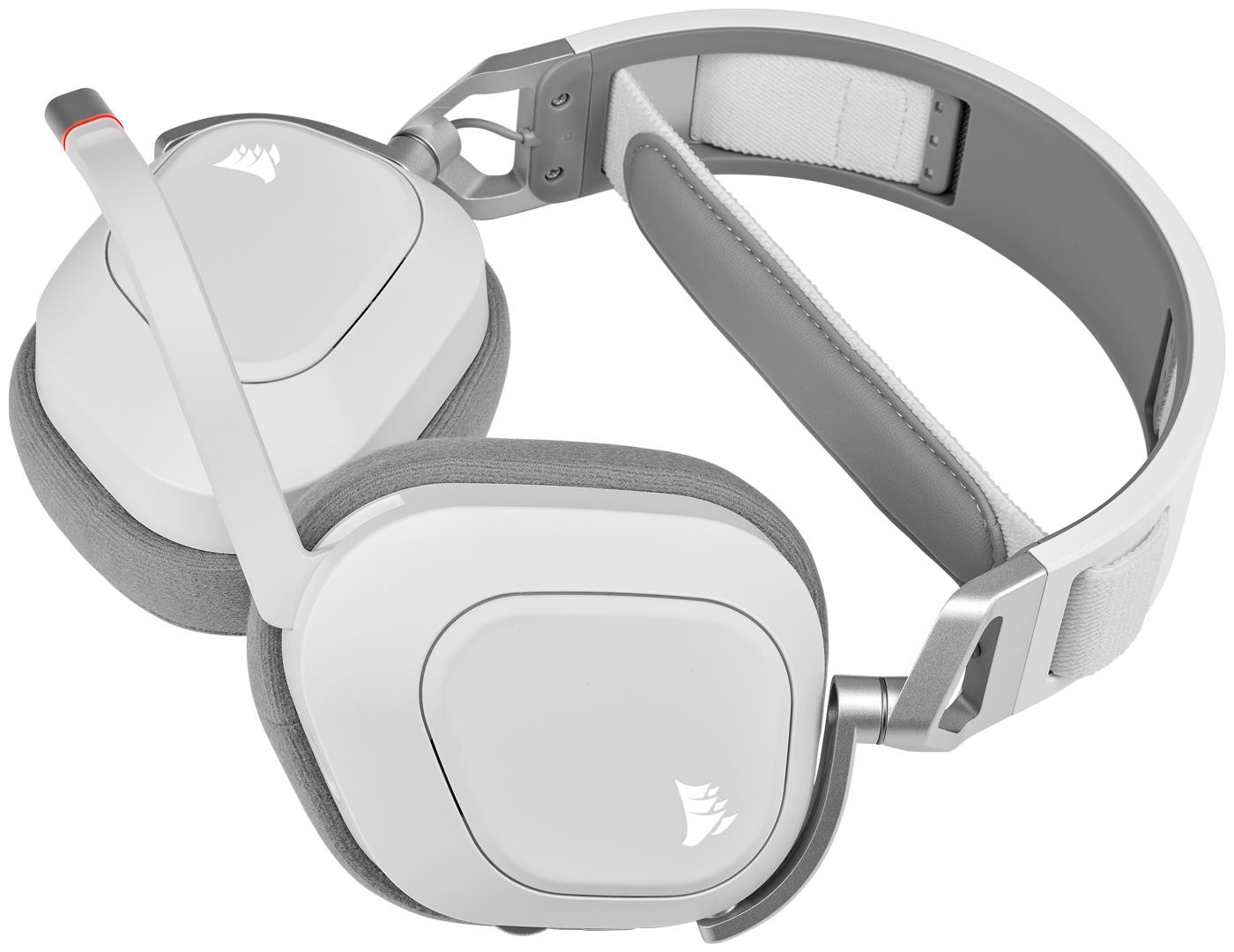Фото Комп'ютерна гарнітура Corsair HS80 RGB Wireless White (CA-9011236-EU)