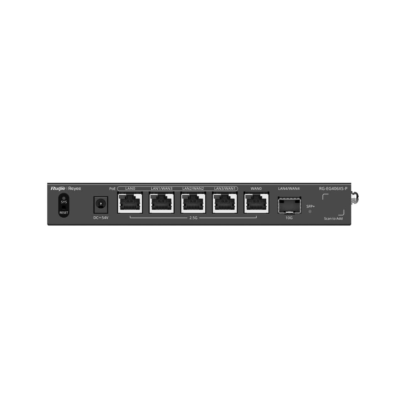 Фото Wi-Fi-маршрутизатор Ruijie Reyee RG-EG406XS-P