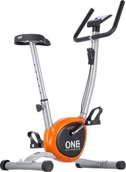фото Велотренажер магнітний One Fitness RW3011 Silver/Orange 2