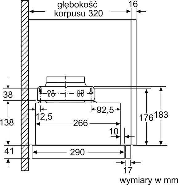 Вытяжка телескопическая Siemens LI64MA531 1358401 фото