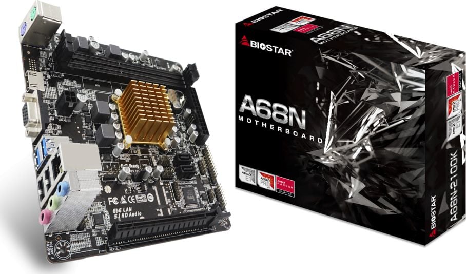 фото Материнська плата Biostar A68N-2100K 2