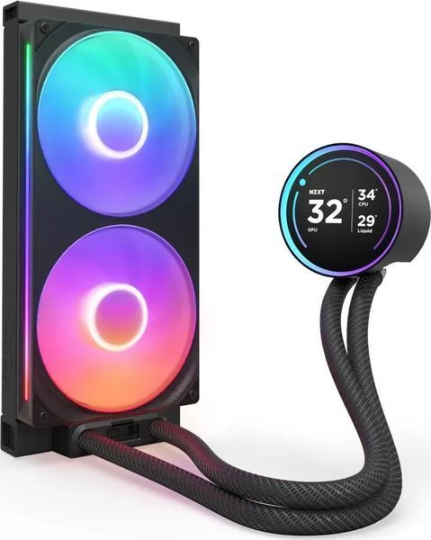 Водяне охолодження Nzxt Kraken Elite 280 RGB 2024 Matte Black (RL-KR28E-B2) 1412222 фото