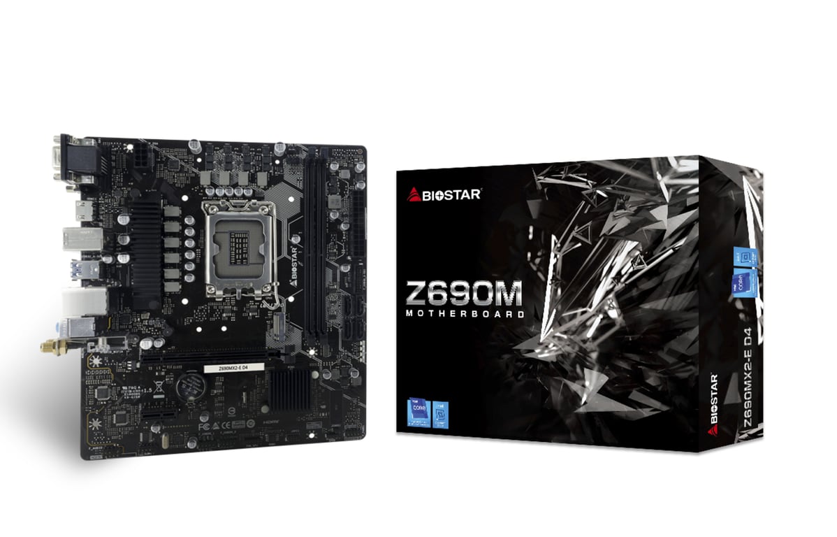 фото Материнська плата Biostar Z690MX2-E D4 3