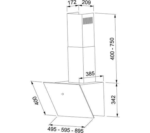 Витяжка Franke FVT 905 WH A 1360118 фото