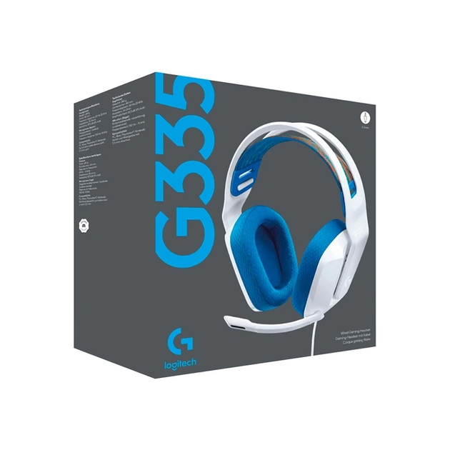 Фото Комп'ютерна гарнітура Logitech G335 Wired Gaming White (981-001018)