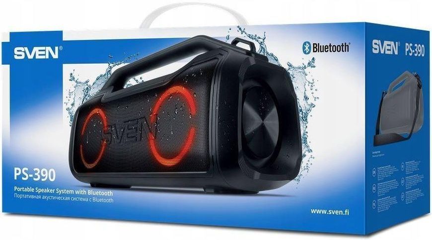 Портативная колонка Sven PS-390 Black 1464337 фото