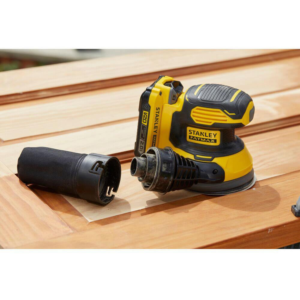 Фото Вибрационная шлифмашина Stanley SFMCW220D1S