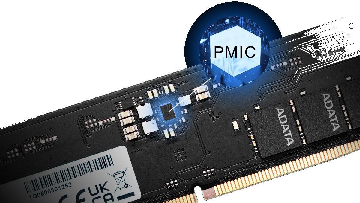фото Пам'ять для настільних комп'ютерів Adata 8 GB DDR5 5600 MHz (AD5U56008G-S) 2