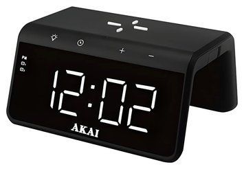 Настольные часы Akai ACRB-2000 Black 1481262 фото