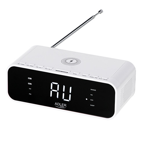 фото Радиочасы Adler AD 1192 White 1