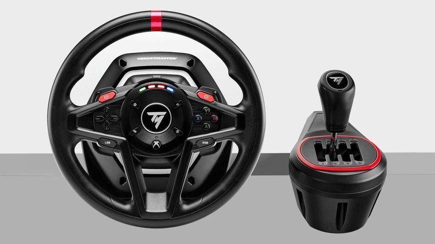 Комплект (кермо, педалі) Thrustmaster T128 Shifter Pack (4460267) 1348783 фото