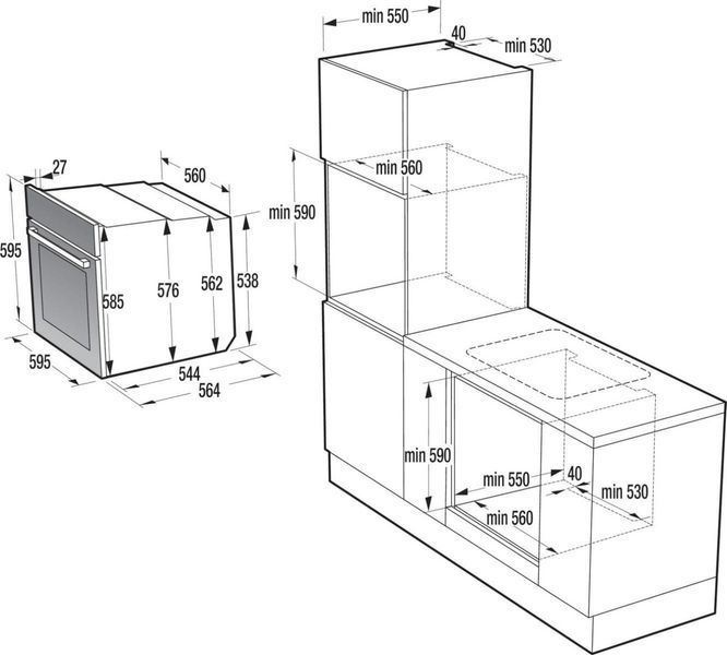 Духовка електрична Gorenje BOP6373E28EBG 1469956ua фото